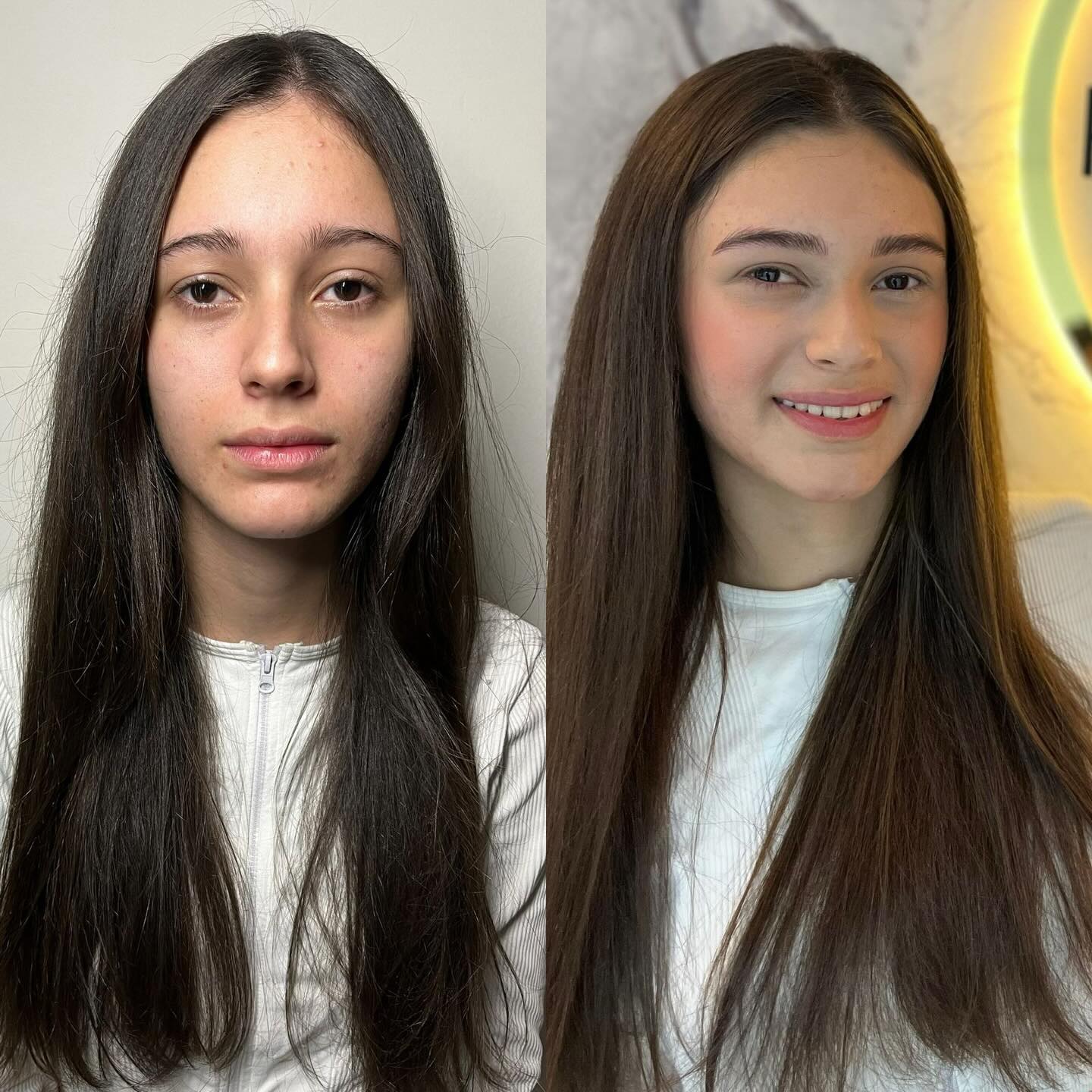 Antes y después micropigmentación de cejas