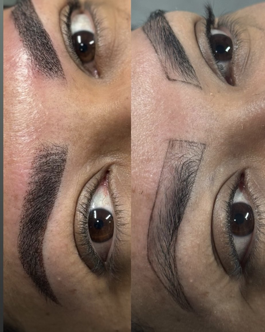 Micropigmentación de cejas resultado natural profesional